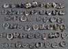 54 STERLING SILVER RINGS, ALL CONTEMPORARY