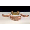 Curio Copper and Brass Bracelets with Stamp Work, From the Estate of Lorraine Abell (New Jersey, 1929-2015)