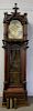 Outstanding Gothic Revival Oak Hall Clock.