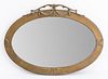 Neoclassical Style Chased Brass Wall Mirror