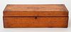 Charles X Ebony-Inlaid Pearwood Glove Box 1840s