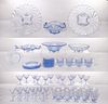 Cambridge 'Caprice Blue' Glass Dishware Assortment