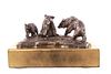 Charles M. Russell, Trigg Sterling Silver Bears