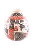 Mata Ortiz Polychrome Ceramic Vase by Rodriguez