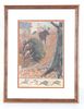 E.W. Deming (1860–1942) Original Framed Art c 1899