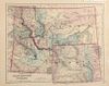 F. Gray's Idaho, Montana and Wyoming Map 1870