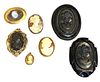 Antique Victorian Cameo Brooches and Necklace Pendants 