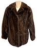 Vintage Mid Length Mink Fur Coat