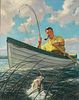 John Newton Howitt (1885-1958), Bass Fishing