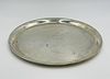 Silver Plated Round Serving Tray