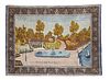 Vintage Pictorial Tabriz Rug, 3’3” x 4’7” (0.99 x 1.40 M)
