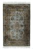 Vintage Kashmiri Silk Rug, 4’1” x 6’6” (1.24 x 1.98 M)
