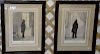 After William Henry Brown, set of ten Kellogg silhouette lithographs with tint stone, Felix Grundy; De Witt Clinton; Dixon Ha