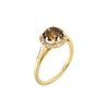 AIG Fancy Diamond and 14K Ring