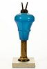 PRESSED BIGLER WHALE OIL / FLUID STAND LAMP,