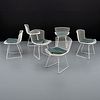 Harry Bertoia Dining Chairs, Set of 6