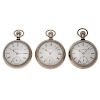 Elgin, Solar And Waltham Open Face Pocket Watches