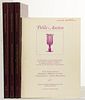 ASSORTED GLASS REFERENCE VOLUMES / AUCTION CATALOGUES, LOT OF FOUR,