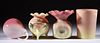 ASSORTED BURMESE GLASS ARTICLES, LOT OF THREE,