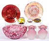 ASSORTED GLASS ARTICLES, LOT OF EIGHT,