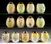 MT. WASHINGTON DECORATED EGG SALT AND PEPPER SHAKERS, LOT OF 13,