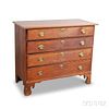 Chippendale Inlaid Cherry Chest of Drawers