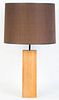 * A Danish Table Lamp, Height 31 inches.
