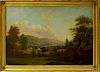 Hudson River School, 19th Century       Valley Landscape with Pond and Farm.