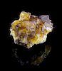 * A Multi Color Fluorite Specimen,, Hardin County, Illinois, United States,, collected in 1972, consisting of intense yellow cub