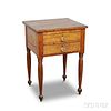 Federal Cherry Two-drawer Worktable