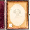 Cased Root Gallery Quarter-plate Daguerreotype of a Young Woman.