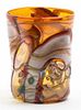 A Murano Glass Tumbler, Height 4 1/5 inches.