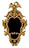 A Continental Giltwood Mirror, Height 62 x width 33 inches.