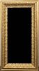 A Victorian Giltwood Over Mantel Mirror, Height 27 1/2 x width 50 inches.