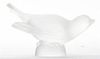 * A Lalique Molded and Frosted Glass Figure, Length 5 1/4 inches.