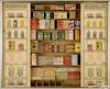 Paper lithograph Miniature Corner Store grocery market, labeled MCS Carton - Arlington Heights