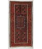 Antique Afghan Beluch Rug: 3'0'' x 5'10'' (91 x 178 cm)
