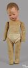 Kathy Kruse Doll ten baby stockinet doll, in a Chase box, 14" h.