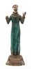 A Carved Wood Santos Figure, Height 10 13/4 inches.