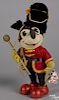 Knickerbocker Toy Co. Mickey Mouse Drum Major cloth doll, ca. 1935, with original outfit
