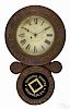 Jolly Tar advertising clock, by Edward Baird, gesso over wood, 30'' h., 18 1/2'' w.