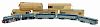 Lionel standard gauge Blue Comet nickel trim passenger train set