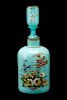 Victorian Blue Bristol Opaline Glass Vanity Bottle