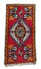 Small Hand Woven Red Tribal Rug -  1' 7" x 3' 2".
