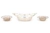 Collection of Pierced Sterling Silver Nut Dishes