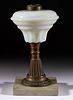 BERTRAND 10-FLUTE KEROSENE STAND LAMP,