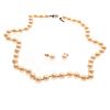 Cultured Pearl Necklace and Earrings
