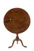 Round Tilt Top Queen Anne Style Table