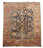 Hand Woven Floral Motif Rug  7' 10" x 9' 6"