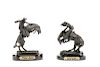 Collection of Two Bronzes After Frederic Remington